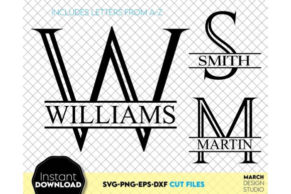 Download Monogram | Split Monogram SVG | Letters - Monogram svg Collection