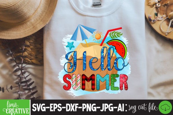 Download Hello Summer Sublimation PNG - Premium Bundle