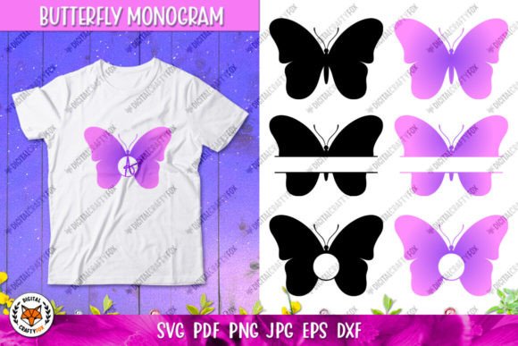 Download Butterfly Monogram SVG, Butterfly SVG - Monogram svg Collection