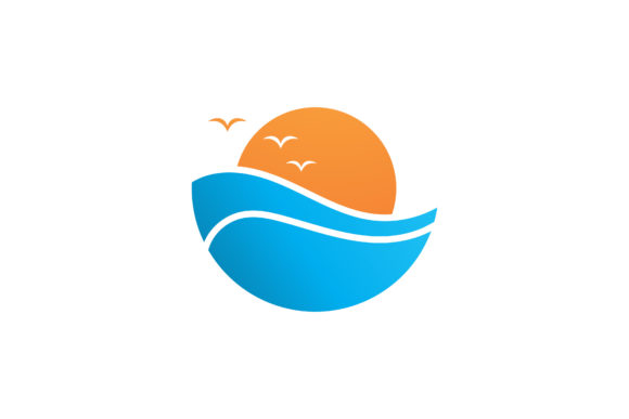 Download Sun and Wave Icon Illustration Design - Illustration Collection