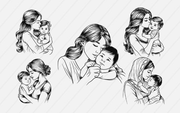 Download Mom Lover Vector Graphics Illustration - Illustration Collection