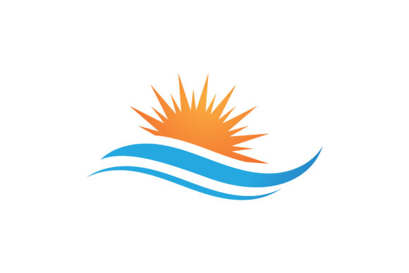 Download Sun and Wave Icon Illustration Design - Illustration Collection