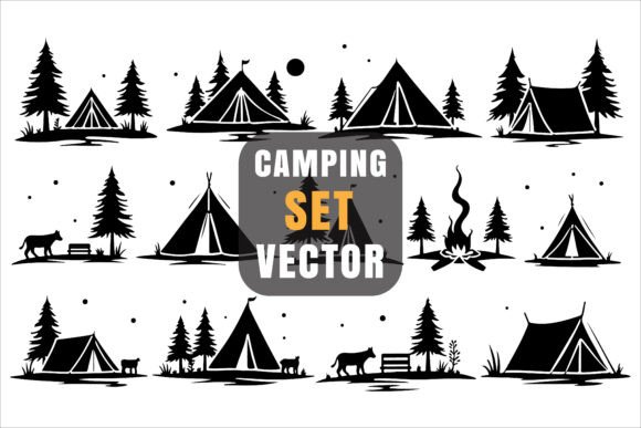 Download Backpacking and Camping Vector Graphics - Vector graphics Collection