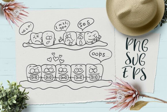 Download Braces on Teeth Vector Graphics SVG, EPS - Vector graphics Collection