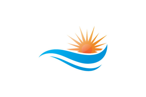 Download Sun and Wave Icon Illustration Design - Illustration Collection